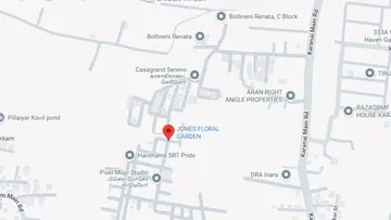 Location of Jones Aravindar Floral Garden - Image 351802