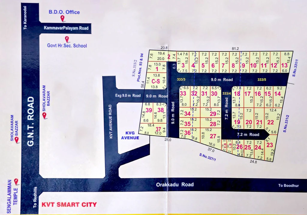 Master Plan of KVG Avenue Extension in Sholavaram, Chennai - Image 359457
