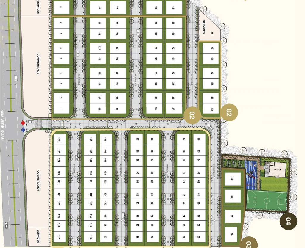 Master Plan of Peninsula Ashok Vistas Phase 1 in Pimpri Chinchwad, Pune - Image 369083