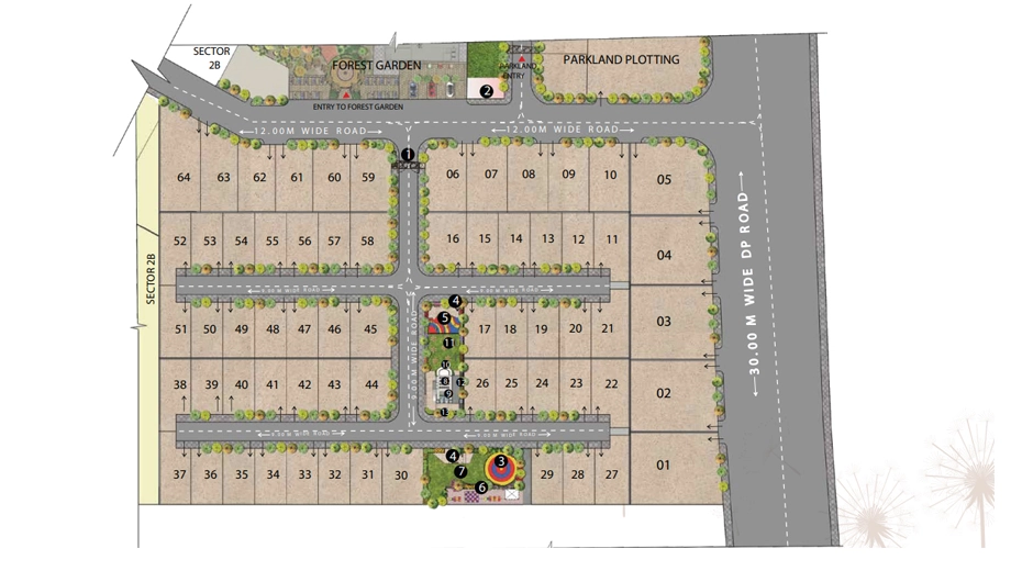 Master Plan of Naiknavare Avasa Woodland in Chakan, Pune - Image 342119