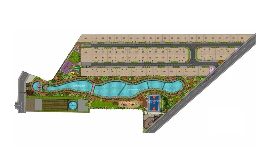 Master Plan of Naiknavare Avasa Grassland in Chakan, Pune - Image 342143