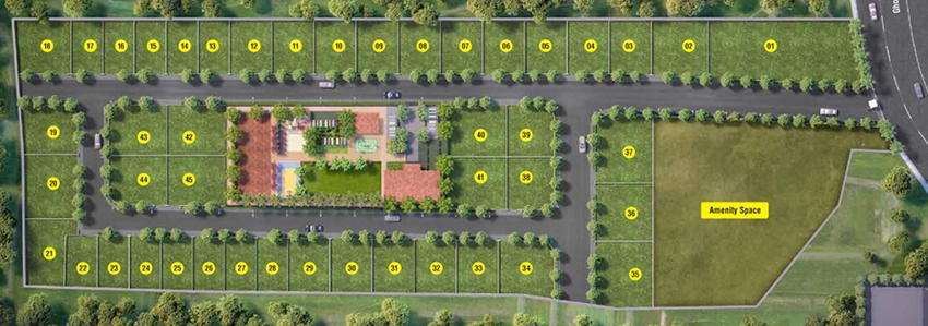 Master Plan of Achalare Ecoville Aster in Mulshi, Pune - Image 366982