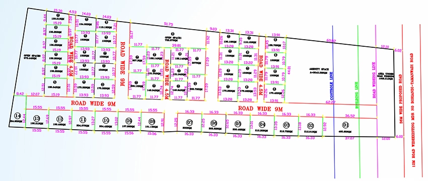 Master Plan of Sairung The Vogue Residence in Uruli Kanchan, Pune - Image 367458