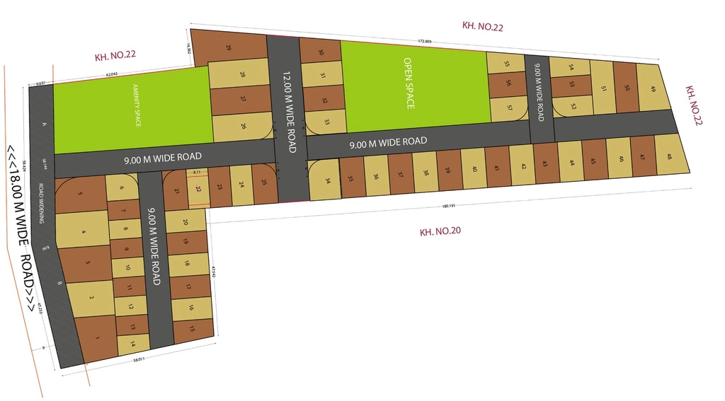Master Plan of Privara Vihar 8 in Lava, Nagpur - Image 338563