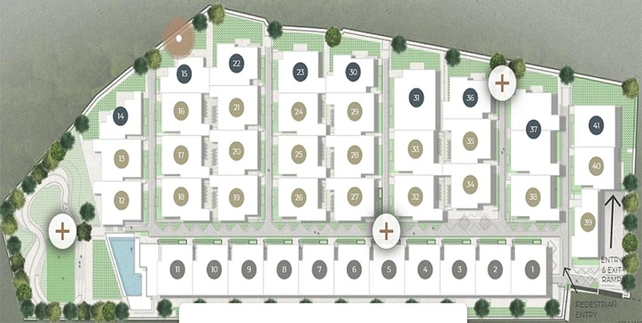 Master Plan of Zotra Lawns Villas in Rajarajeshwari Nagar, Bangalore - Image 272359