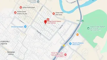 Location of Emaar Hridayam - Gomti Greens - Image 365049