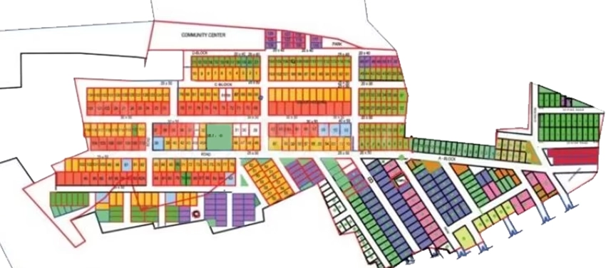 Master Plan of Neelendras Amity Greens in Gomti Nagar, Lucknow - Image 365086