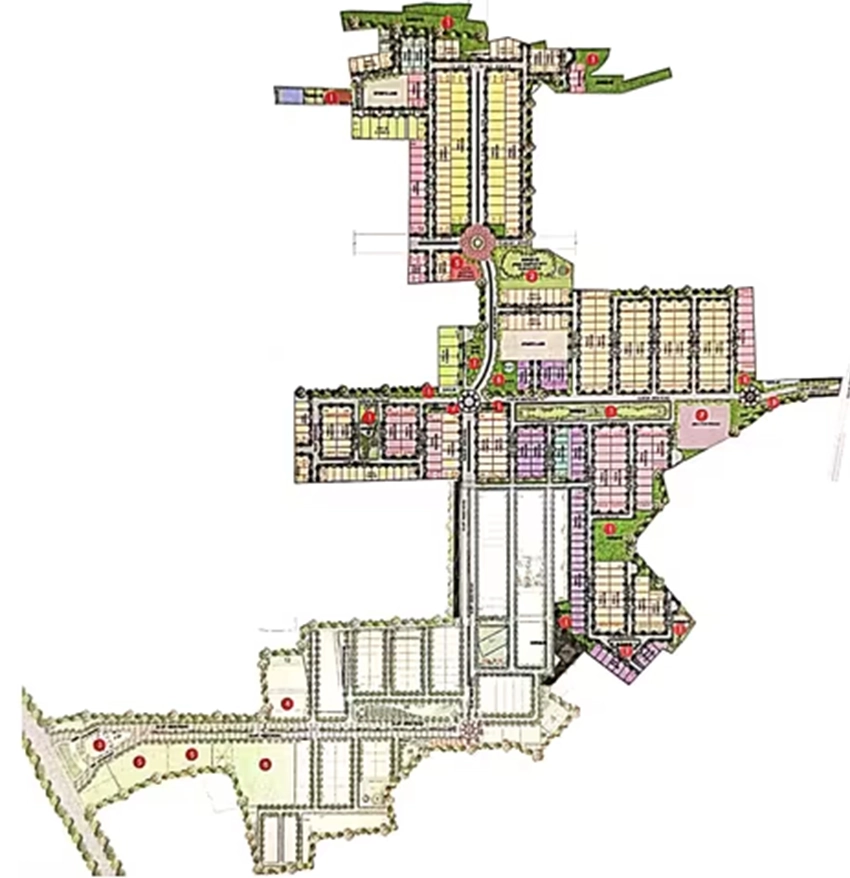 Master Plan of Eldeco Imperia Phase 2 in Bijnor Road, Lucknow - Image 363237