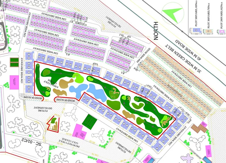 Master Plan of Lotus Yardscape in Sector 79, Noida - Image 277086