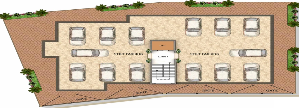 Master Plan of Pinnacle Dravin Heights in Narendra Nagar, Nagpur - Image 277574