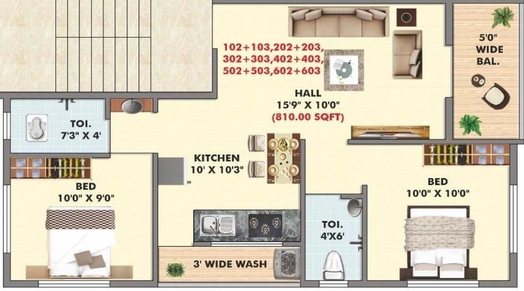 2 BHK Flat in Maulidhan Ekdant Residency in Pathardi Phata, Nashik - Image 857041