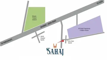 Location of Sankhla Sahaj Apartment - Image 277587