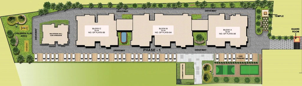 Master Plan of Naman Sri Sai Garden in Tupudana, Ranchi - Image 277620