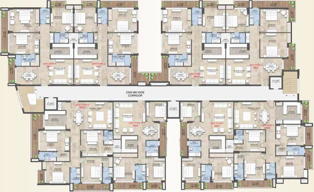 Floor Plan of Trinayan Utsav in Morabadi, Ranchi - Image 277628