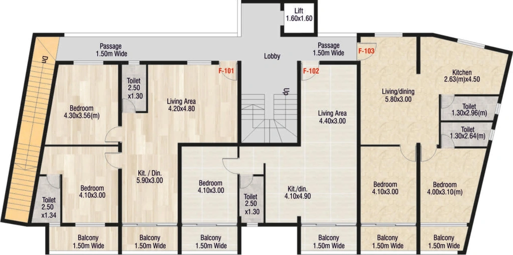 Floor Plan of Trident Casa de Praia in Candolim, Goa - Image 277727