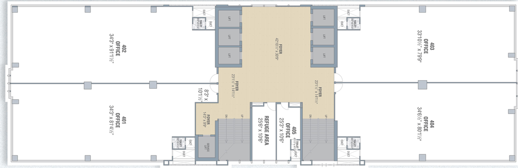 Floor Plan of Savani World Centre in Navrangpura, Ahmedabad - Image 279894