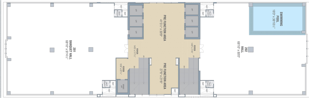 Floor Plan of Savani World Centre in Navrangpura, Ahmedabad - Image 279895