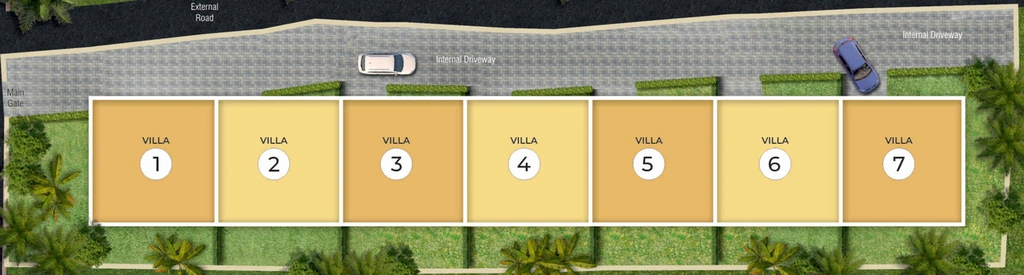 Master Plan of Elite Rose Villa in Varca, Goa - Image 279447
