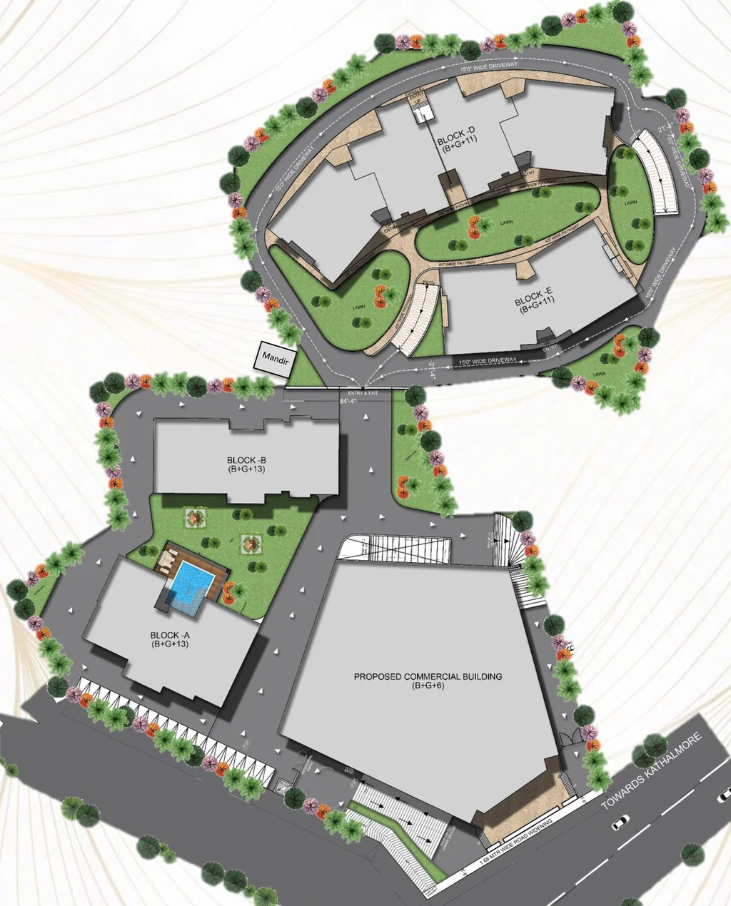 Master Plan of Siddhartha Maison in Argora, Ranchi - Image 279892