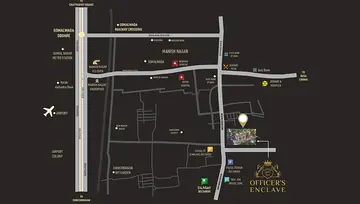 Location of Commercial R Sandesh Officers Enclave - Image 280082