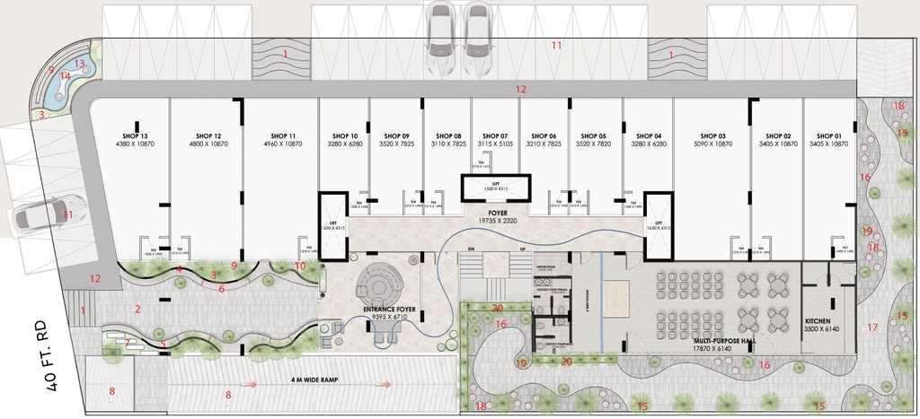 Master Plan of Reneev Levvel 7 in Gota, Ahmedabad - Image 280393