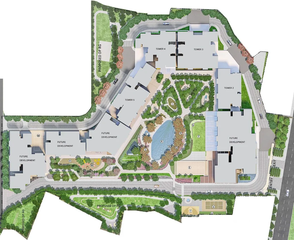 Master Plan of DLF The Westpark in Andheri West, Mumbai - Image 280182