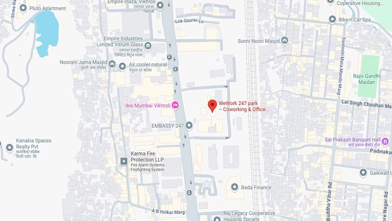 Location of Coworking Space in WeWork 247 Park, Vikhroli West - Image 281714