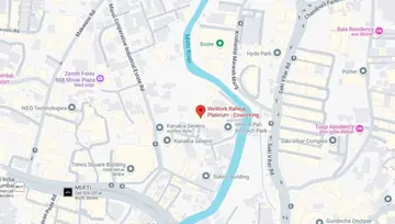 Location of WeWork Raheja Platinum Co-Working space in Andheri East, Mumbai - Image 281698