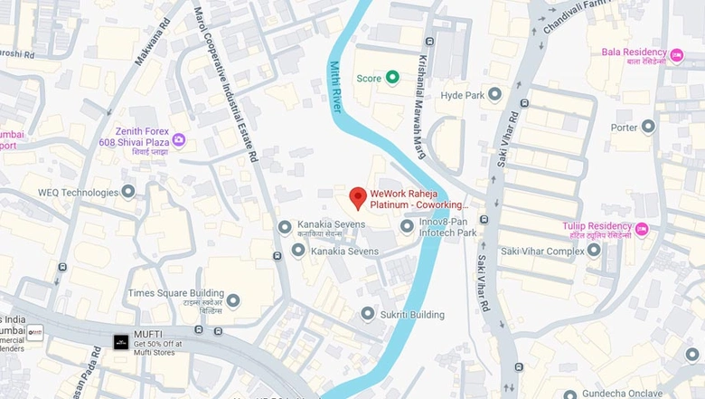 Location of Coworking Space in WeWork Raheja Platinum, Andheri East - Image 281698