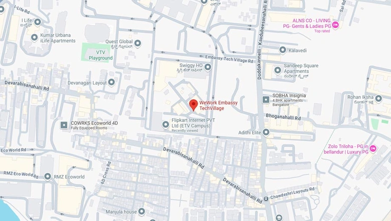 Location of Coworking Space in WeWork Embassy TechVillage, Bellandur - Image 281820