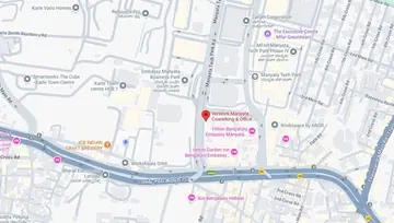 Location of WeWork Manyata Mahogany Co-Working space in Hebbal, Bangalore - Image 281846