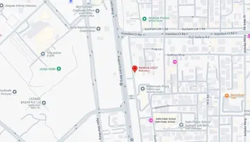 Location of WeWork HQ27 Co-Working space in Sector 27, Gurgaon - Image 282009