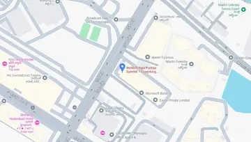 Location of WeWork Rajapushpa Summit Co-Working space in Financial District, Hyderabad - Image 282436