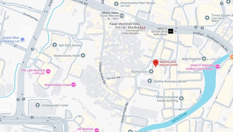 Location of Coworking Space in Awfis Skyline Icon Marol, Andheri East - Image 282411