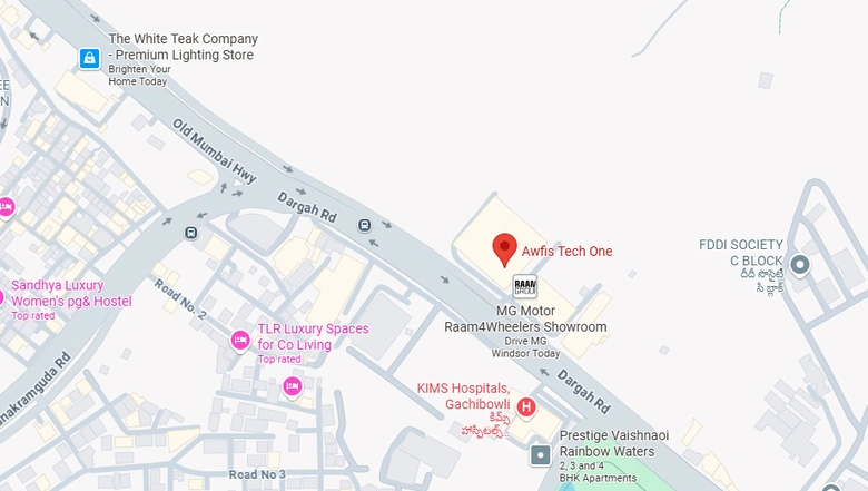 Location of Coworking Space in Awfis Tech One, Hitech City - Image 287123