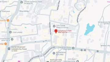Location of Regus Symphony IT Park Co-Working space in Andheri East, Mumbai - Image 283555