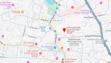 Location of Awfis Taj Deccan Co-Working space in Banjara Hills, Hyderabad - Image 287156