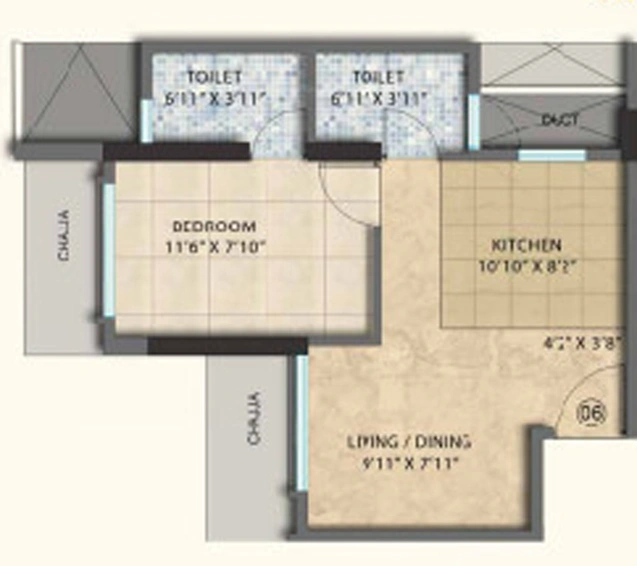 1 BHK Flat in Spenta The Ornata in Chembur East, Mumbai - Image 465756
