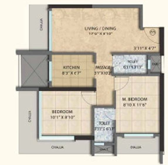 2 BHK Flat in Spenta The Ornata in Chembur East, Mumbai - Image 465757