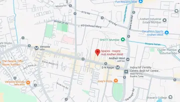 Location of Regus Inspire Hub Co-Working space in Andheri West, Mumbai - Image 283483