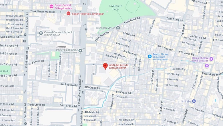 Location of Coworking Space in IndiQube Arcade T2, BTM Layout - Image 284846