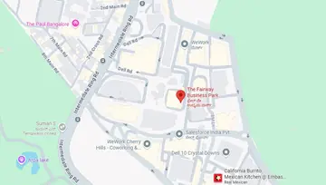 Location of Regus Fairway Business Park Co-Working space in Inner Ring Road, Bangalore - Image 283194