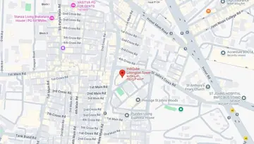 Location of IndiQube Lexington Co-Working space in SG Palya, Bangalore - Image 284987