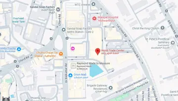Location of Regus World Trade Centre Co-Working space in Rajajinagar, Bangalore - Image 283323