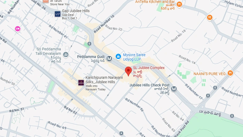 Location of Coworking Space in Regus SL Jubilee, Jubilee Hills - Image 284639