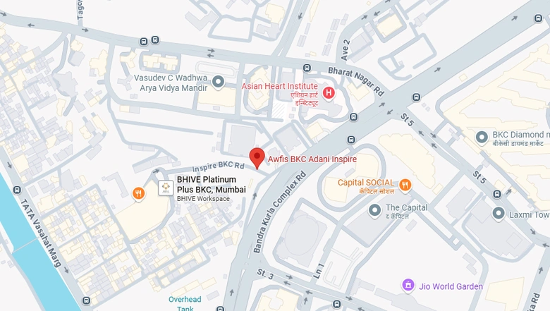 Location of Coworking Space in Awfis Adani Inspire 2 BKC, BKC - Image 285393