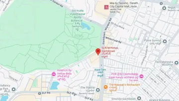 Location of Regus SLN Terminus Co-Working space in Gachibowli, Hyderabad - Image 284643