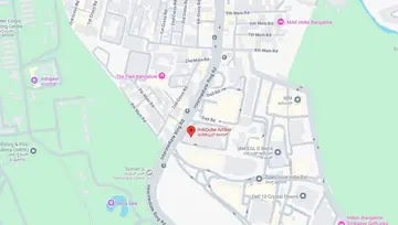 Location of IndiQube Amber Co-Working space in Domlur, Bangalore - Image 285088