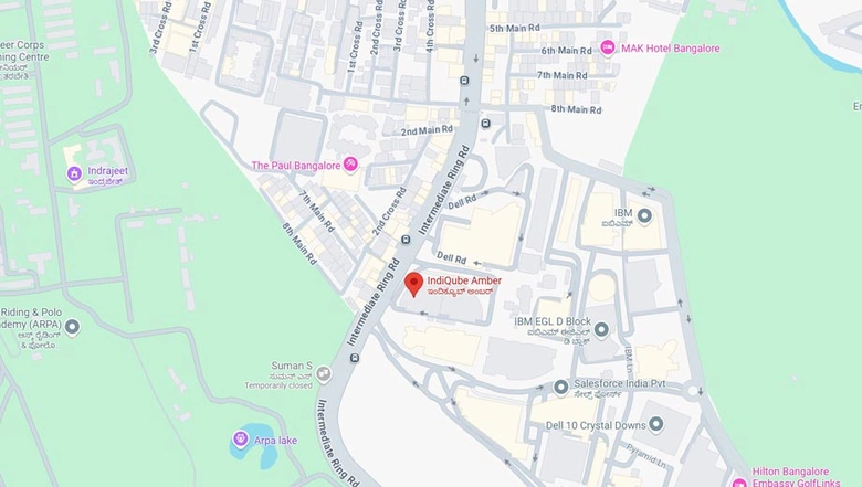 Location of Coworking Space in IndiQube Amber, Domlur - Image 285088