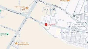 Location of Regus The District Co-Working space in Nanakramguda, Hyderabad - Image 284648